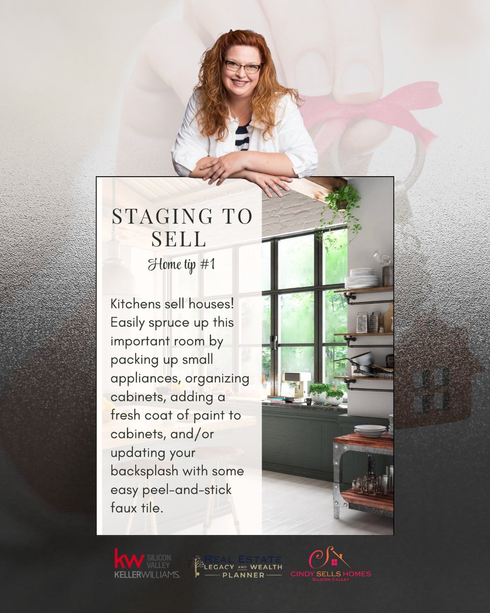 CSelleos's tweet photo. You don’t always need a full, expensive renovation to make your kitchen irresistible to home buyers. A few thoughtful, budget-friendly upgrades can make the whole space feel instantly brighter, cleaner, and ready for living!

Call Cindy: 408-398-5699
REALTOR® | DRE# 02049786 https://t.co/2YVuK0ES6w