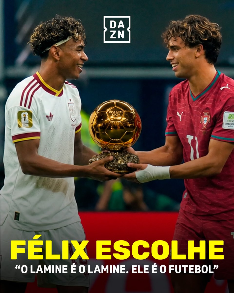 DAZNPortugal's tweet photo. Félix 🤝 Yamal

📲 𝐒𝐞 𝐞́ 𝐃𝐀𝐙𝐍, 𝐞𝐧𝐭𝐚̃𝐨 𝐕𝐚𝐥𝐞 𝐂𝐚𝐝𝐚 𝐒𝐞𝐠𝐮𝐧𝐝𝐨. Oferta de 𝐔𝐌 𝐌𝐄̂𝐒 𝐆𝐑𝐀́𝐓𝐈𝐒 👉 https://t.co/604kXNtGJx

#DAZNLALIGA https://t.co/hgO9oyxQ5h