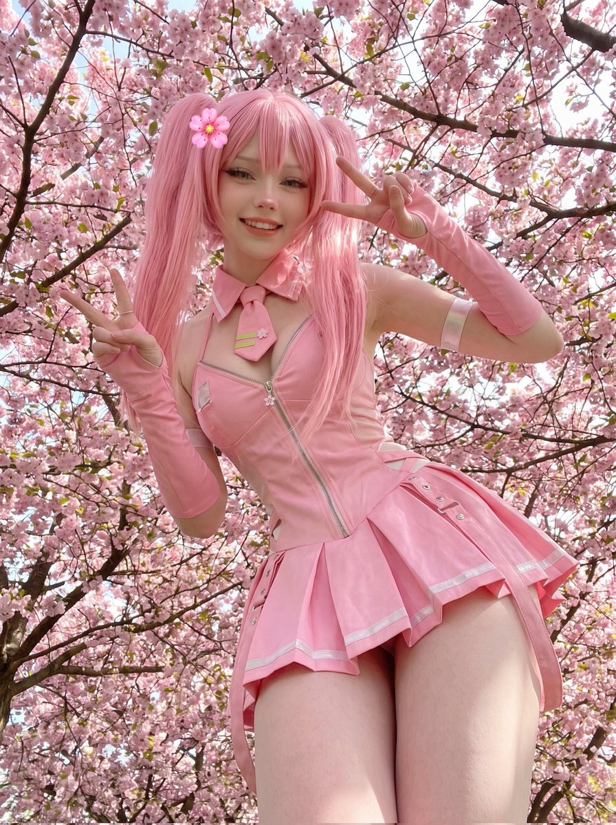 animedol's tweet photo. Sakura Hatsune Miku 🌸 https://t.co/0X15eVU88A
