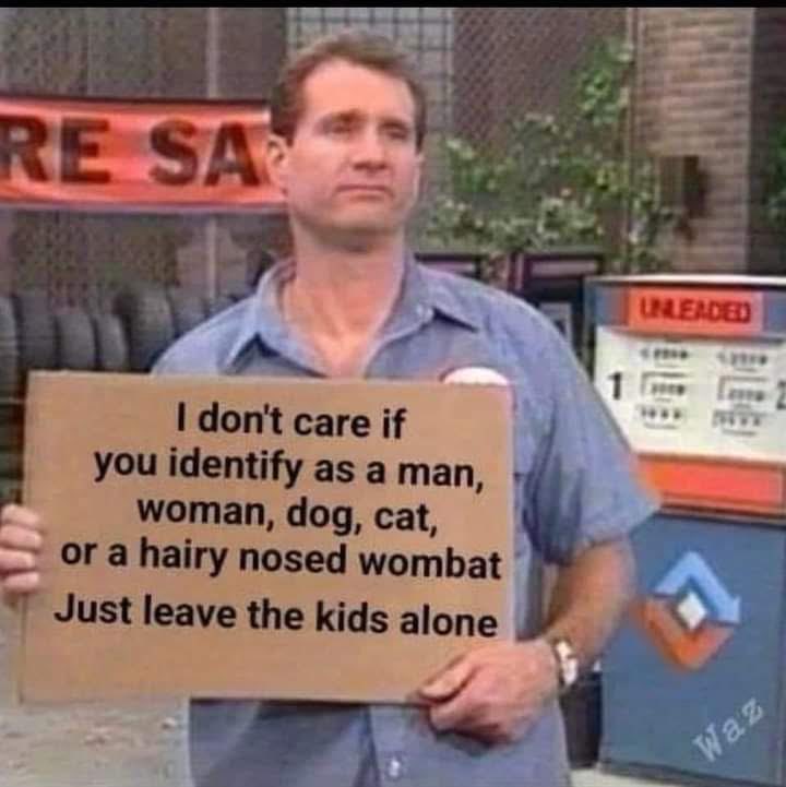 TheRealBongman's tweet photo. No child is born trans https://t.co/3plkKvcaOt