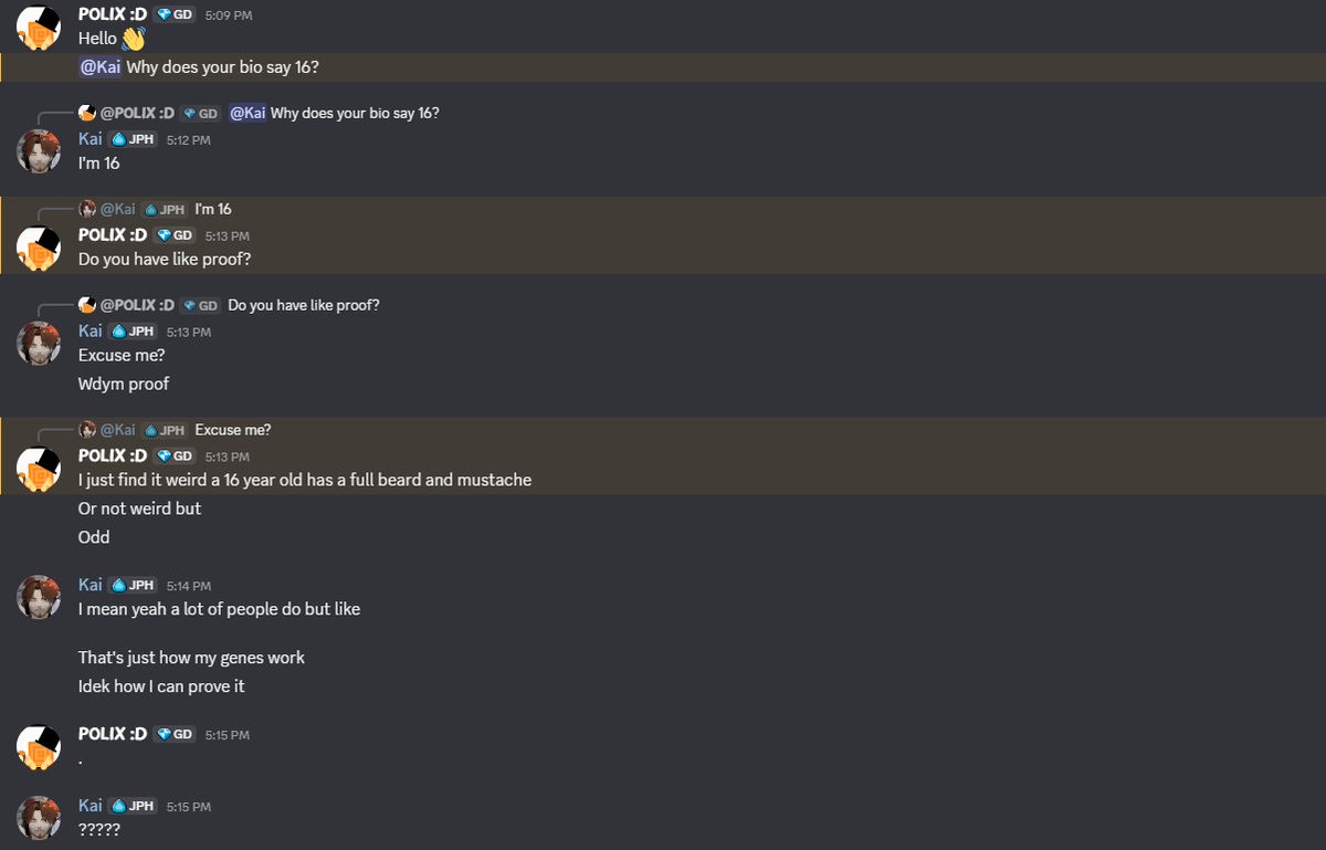 _kaivara_'s tweet photo. PSA That apparently needs to happen????

Don't go into content creators discord servers and ask for their medical records. https://t.co/PPbguNk8v0
