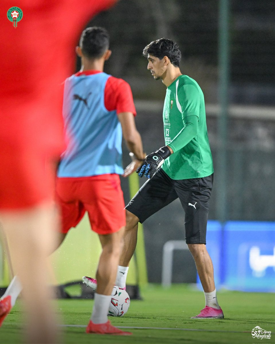 hilalstuff's tweet photo. 📸— ياسين بونو خلال تدريبات منتخب المغرب اليوم 🇲🇦❤️ https://t.co/skmK4OM342