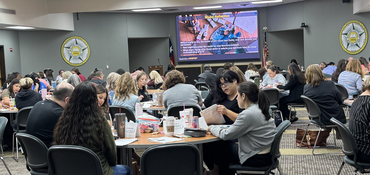 ChristiWal59870's tweet photo. Campus Leadership teams spent part of their day with @TeachLikeAChamp, Talent, and T&amp;L today. They reflected on the work they did in ARC I and made plans for differentiation and implementation of ARC II and EDI.
#ExpectExcellence
#GrowAndDevelopStaff https://t.co/5UniaTlBQ3