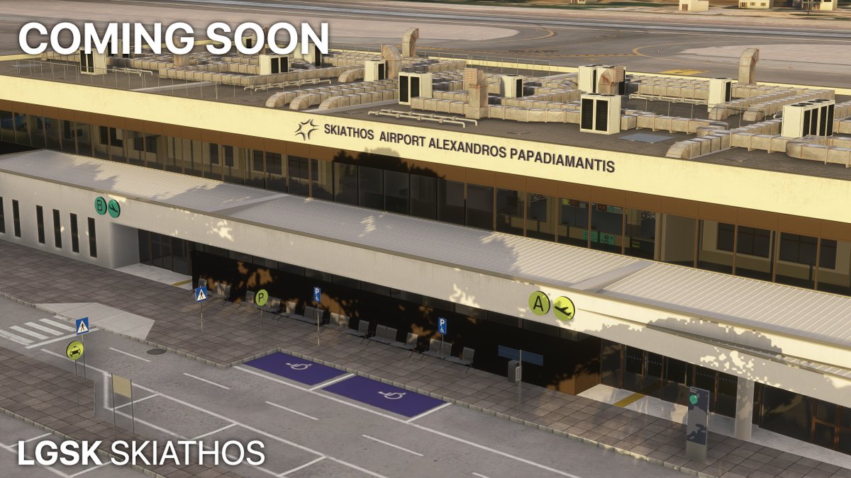 MMSimulations's tweet photo. We’ve been working on something new… 👀🇬🇷

Next stop: Skiathos ✈️🌊

LGSK Skiathos Airport is coming soon to Microsoft Flight Simulator 2024.

More to show very soon☀️ https://t.co/3WwaPkJxD3