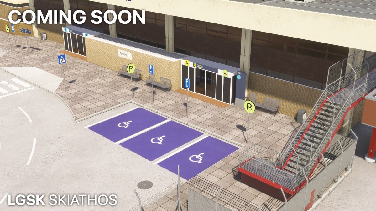 MMSimulations's tweet photo. We’ve been working on something new… 👀🇬🇷

Next stop: Skiathos ✈️🌊

LGSK Skiathos Airport is coming soon to Microsoft Flight Simulator 2024.

More to show very soon☀️ https://t.co/3WwaPkJxD3