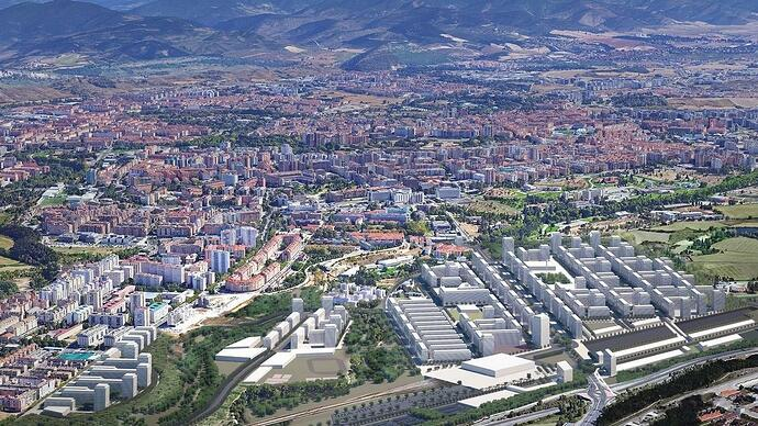 MadridProyecta's tweet photo. 🚄Luz verde por fin al plan para reurbanizar y desarrollar Etxabakoitz, barrio poco cohesionado y más degradado, de la mano de la construcción de la nueva estación de tren que sustituirá a la actual cuando llegue el AVE.

¿Qué os parece?

📍Pamplona
🗨️https://t.co/JIBpVRAbiw https://t.co/c6YKtQNIYx