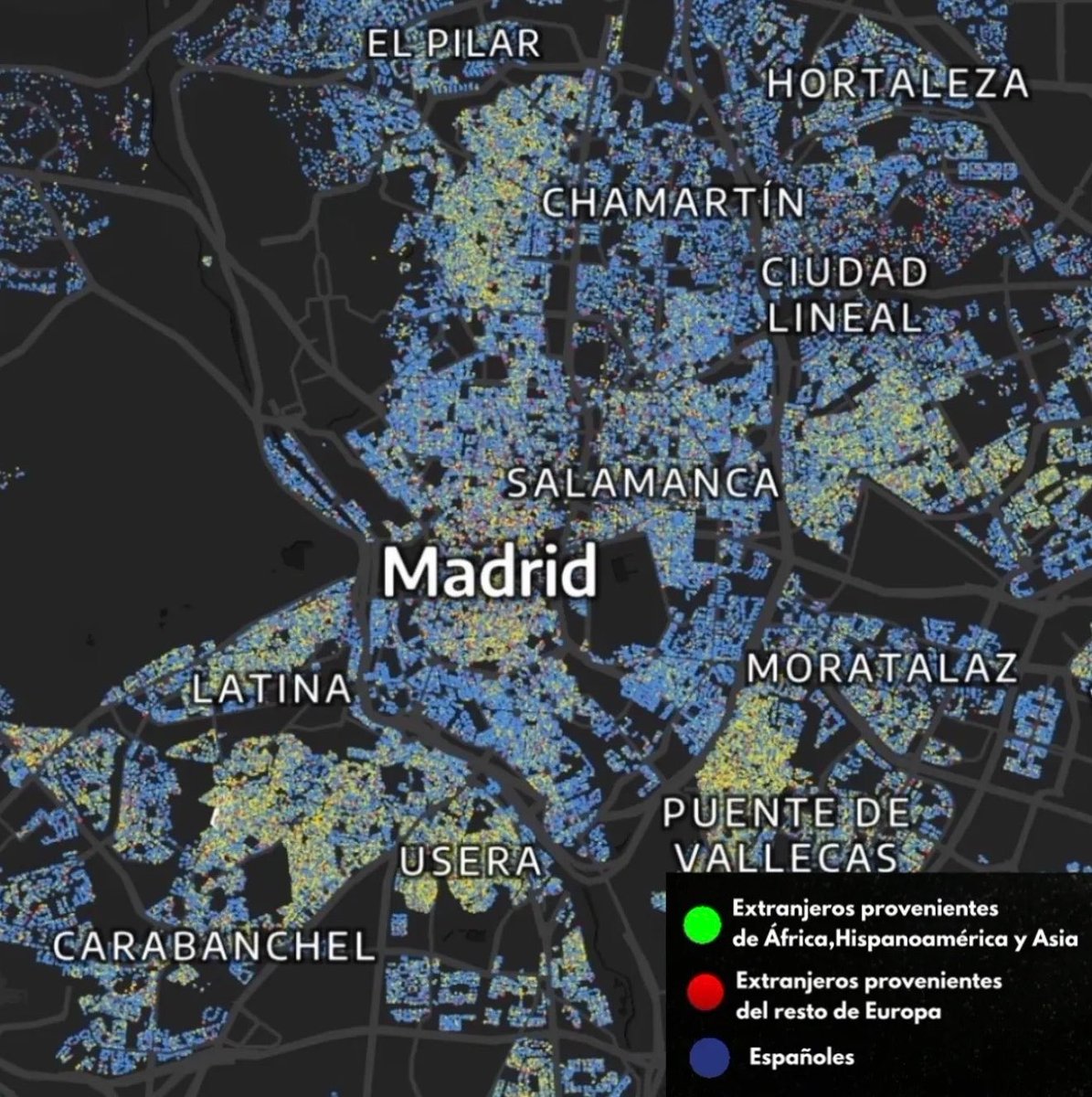 arturovilla's tweet photo. En Madrid no faltan casas, sobran puntos amarillos. https://t.co/zSlP2BneR9