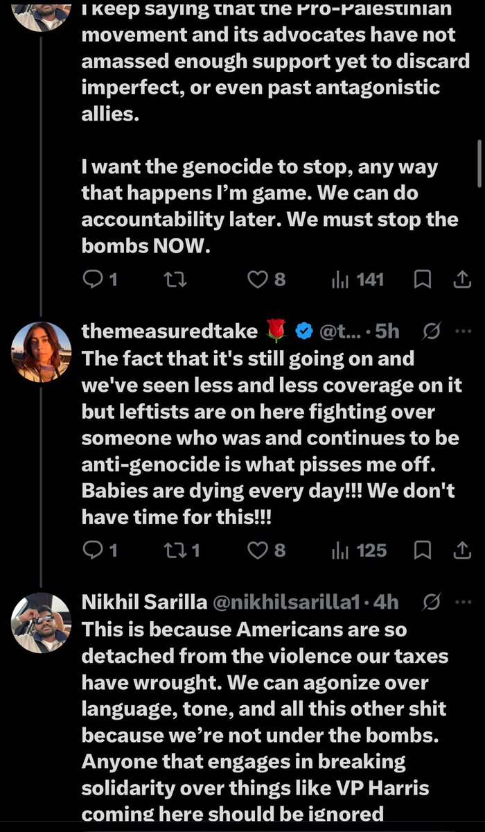 levantineking98's tweet photo. Nothing to see here folks, just 2 non Palestinians talking about how actual Palestinians are “detached from the violence in Palestine” if they are not happy about Abdul campaigning with Holocaust Harris 🤦‍♂️ https://t.co/hS7dB807G9