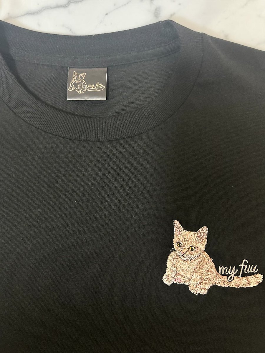 myfuu_cat's tweet photo. my fuu Embroidered T-shirt
Color：Black
Size：WM / S / M / L 🐈‍⬛

#myfuu #猫刺繍 #��Tシャツ #cat https://t.co/XjT8Bm9zVc