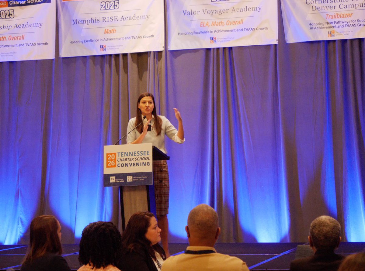 tncharters's tweet photo. What a great two days at the 2026 Tennessee Charter School Convening! We’re grateful to everyone who joined TCSC and @TNedu for conversations focused on strengthening TN's charter school sector and celebrating the people and schools making a difference every day. #TNCharters https://t.co/601nDMrTvh