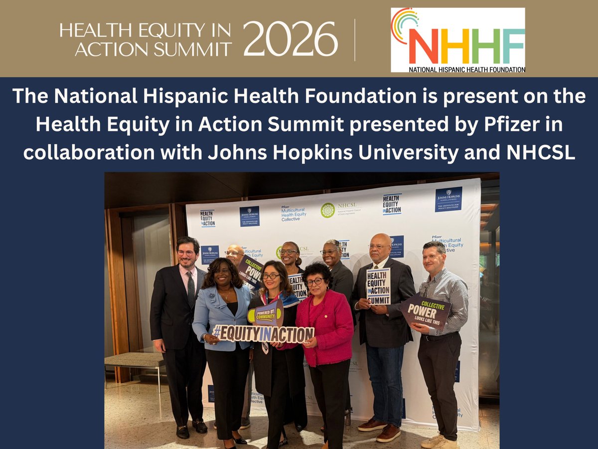 The_NHHF's tweet photo. Thank you to Pfizer’s Multicultural Advisory Collective for inviting NHHF staff to the 2026 Health Equity in Action Summit.
#Pfizer #PublicHealth #NHHF https://t.co/336kJUTdtM