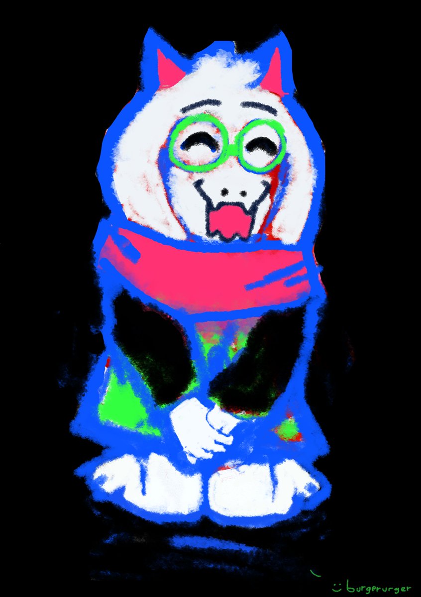 burgerurger_'s tweet photo. mild blood / really bright blue warning

I'm Smiling!!!!!!!!!!! #deltarune #ralsei https://t.co/iQqfj5id1C