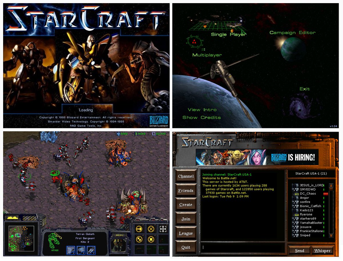 exQUIZitely's tweet photo. It’s both a testament to its greatness and a quiet indictment of modern games that StarCraft, a game closing in on 30 years old, is still considered by many the best RTS of all time.

It’s probably the best example of three entirely unique races producing the most dynamic matches: one of the highest skill-ceiling games ever made, and one that is still played at a highly competitive level after all these years.

Most RTS games of the era used factions that were cosmetic reskins with a few unique units or spells. StarCraft did not. Terran, Zerg, and Protoss have distinct economies, production methods, unit philosophies, and even base-building rules.

And of course there was BattleNet, which made finding games easy at a time when most online play was still a hassle. That infrastructure, plus the depth of the multiplayer, turned StarCraft into an icon. You have to look long and hard to find another game that comes even close.

And that's why it still feels like the gold standard rather than a relic.