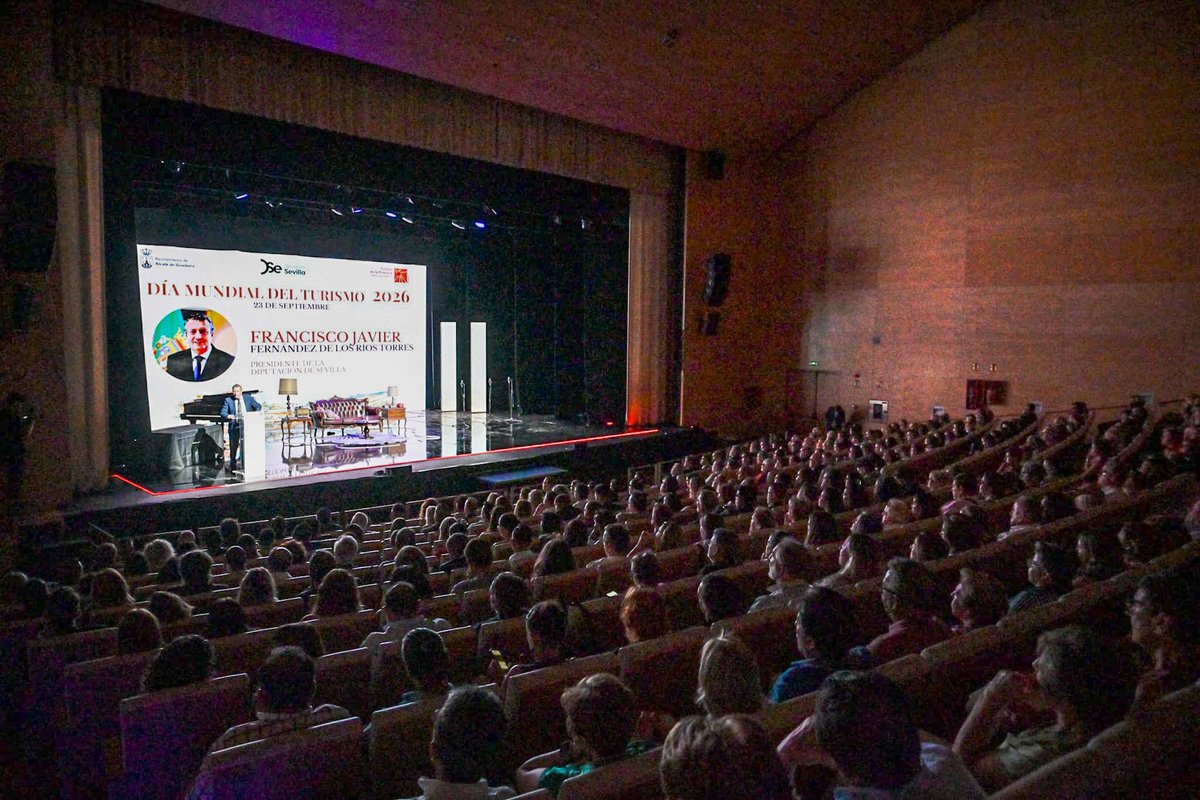 JFdezdelosRios's tweet photo. El turismo sigue siendo clave en nuestra Sevilla, y hoy hemos celebrado su enorme importancia.

Sector que es motor económico fundamental para nuestra provincia, que en 2025 cerró con 1,8 millones de pernoctaciones hoteleras, y 2026 apunta a cifras récord. 

Por ello hemos querido reconocer a Manuel Gutiérrez Gutiérrez, Manuel Antonio García Maqueda, Silvia Carretero Arteaga, Paula Moreno Robledo, Pedro González Nogueras, Damiana Pitzalis y María Isabel Amaya Romero, por poner a Sevilla en el mapa, para que la gente se vaya hablando bien de nosotros y otros muchos quieran venir a conocer esta maravillosa provincia.

Gracias a todas las personas que, cada día, hacen de Sevilla un destino con alma.