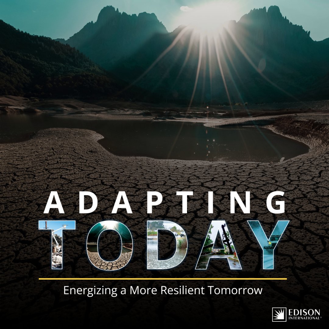edisonintl's tweet photo. Drawing on 140 years of service, @SCE is using the latest climate science to plan infrastructure today, avoid costly fixes tomorrow and support the reliability and resilience that our communities will depend on in the future. Read more: https://t.co/Cqfm6gENea #ClimateWeekNYC 🌎 https://t.co/V5jDcsMaiQ