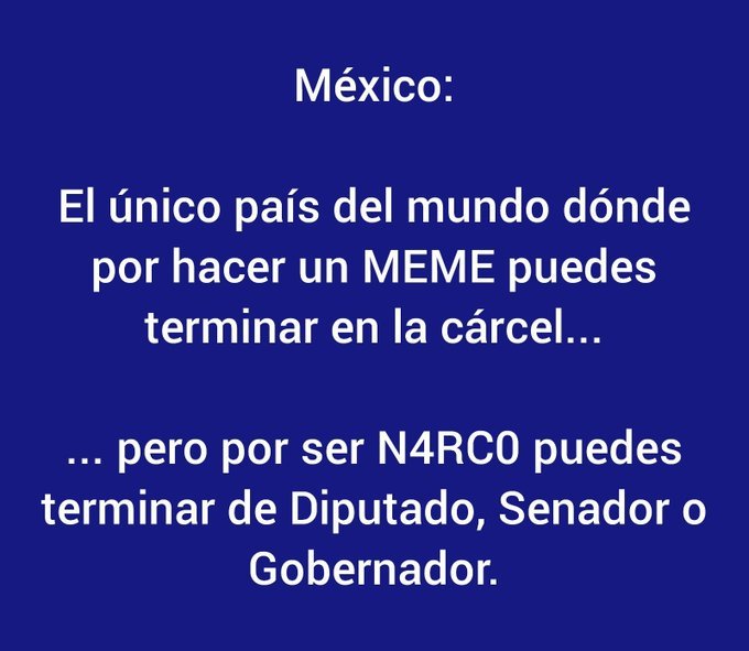 TeresaA48064432's tweet photo. @vampipe @ClaudioOchoaH Pobre México con este #narcogobiern@ https://t.co/a8KzgdmSLO