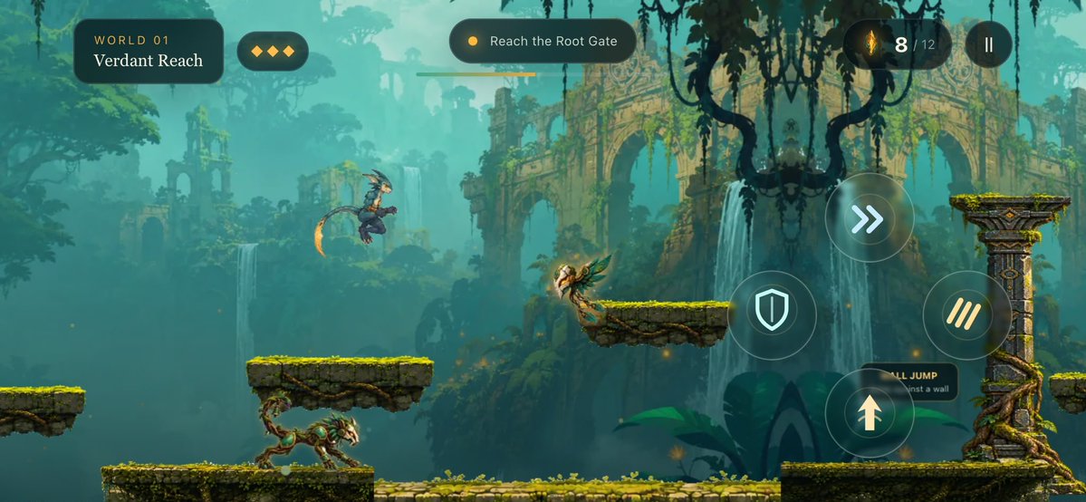 ruairiok's tweet photo. @nftangelart I made Kaivo: Shards of the World Core with my two kids 👾
It’s a hand-built 2D action-platformer with 8 worlds, boss fights and multiple endings.
No ads — just our little indie game we spent a ridiculous amount of time making 😅
Would genuinely love for you to give it a try! 🎮 https://t.co/nZ4PuXtCZm