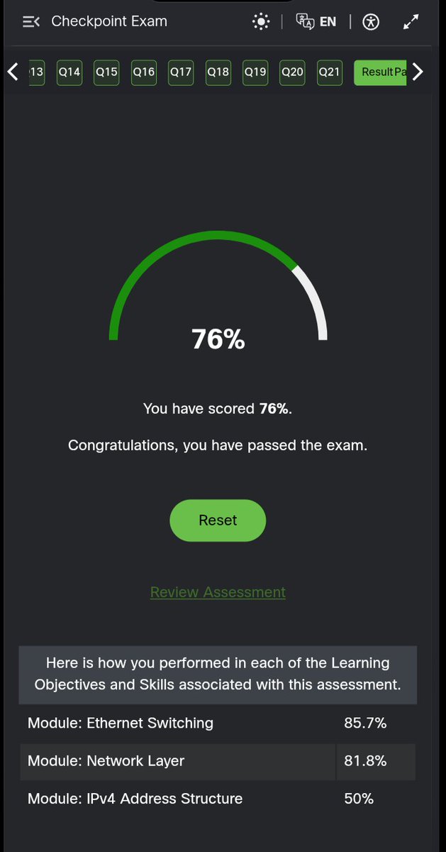 daino__'s tweet photo. π Day 34/70
Completed a checkpoint exam covering the last 3 networking modules. ππ»
Learning, testing, and improving every day. π
Day 34 completed β
@THE_CYBRARIANS @bash_voice
@CiscoNetAcad
#Cybersecurity #CiscoNetAcad https://t.co/6pRQSrCMZY