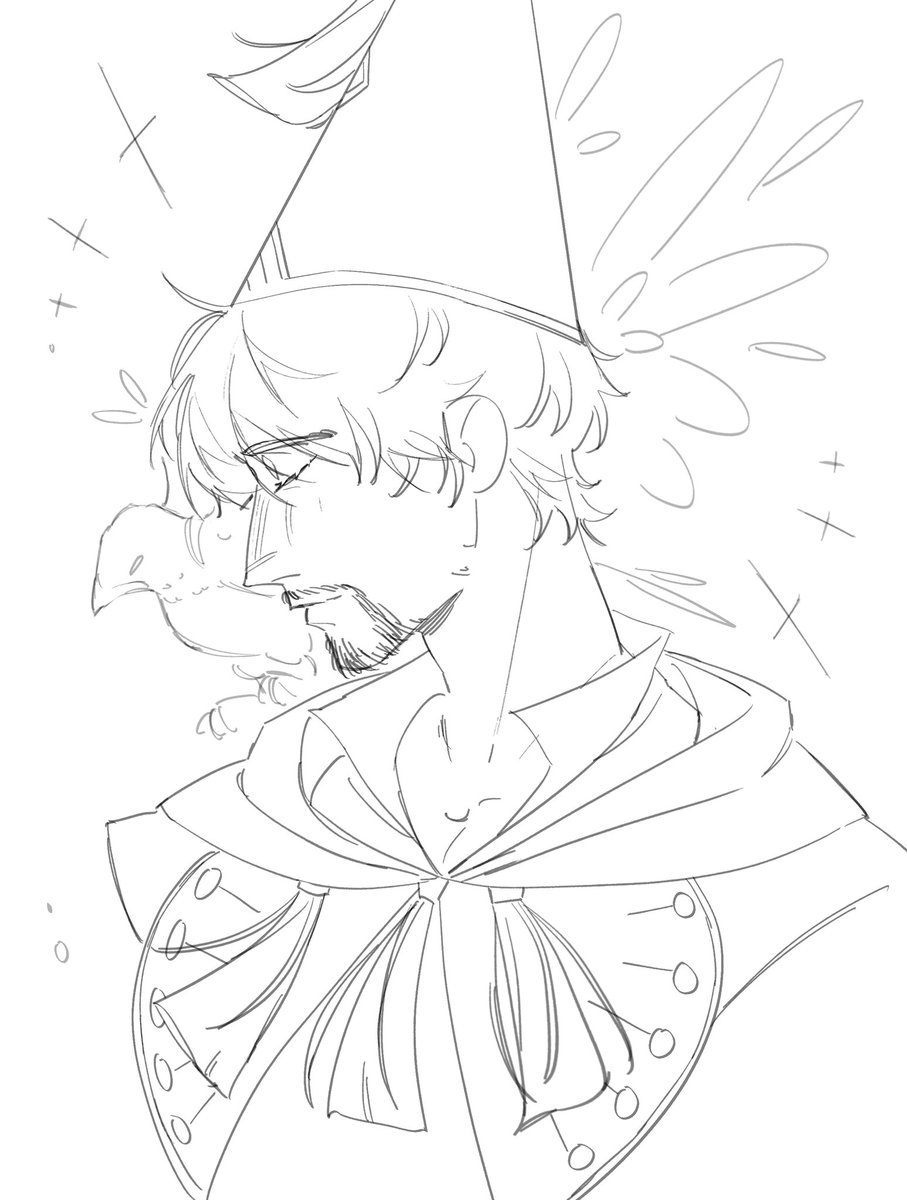 bakenoraa's tweet photo. WIP for lare Olly birthday 💙🪽 https://t.co/jpa17ks7O5