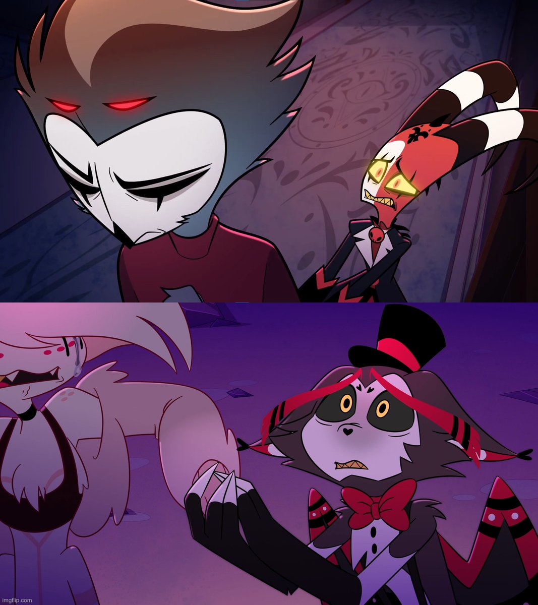 _Choco_torta's tweet photo. Ships so good they transcend universes 💔
#HelluvaBoss #HazbinHotel #Hellaverse #HuskerDust #Stolitz https://t.co/sIjYBT9STw
