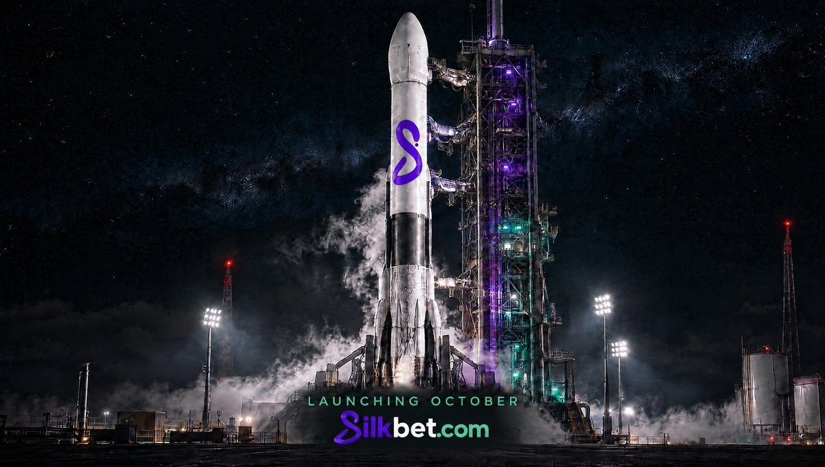 Silkbetcom's tweet photo. Fuelled and on the pad. 🚀

https://t.co/kIh4hP0vos — licensed crypto casino &amp; sportsbook. Launching in October.

$50 USDT given away every single day until we lift off, and every friend you invite boosts your chances.

Tell a friend to tell a friend.

18+ | Play responsibly https://t.co/vbHMCeN1IH
