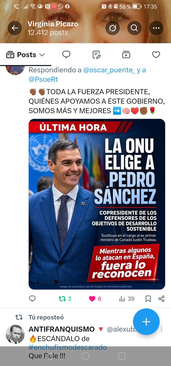 leturamour's tweet photo. @MLSund @sanchezcastejon @NYCMayor @PSOE Un gran presidente y gran persona de una gran talla política.
Manipulais  la  información toda la  ultraderecha y fascistas. 
Infórmate bien de como funciona la política en mi país. https://t.co/L68YOaH1yW
