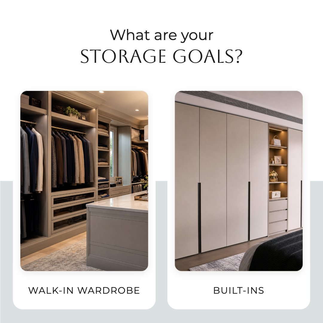 akatinkerbelle's tweet photo. Great storage can change how a home feels. 🏡

A walk-in wardrobe offers space and a boutique feel, while built-ins keep things sleek and streamlined.

Both add style and function, but which would you choose?

💬 Team walk-in or team built-ins?

#homes #forsale  #buyers https://t.co/Nh7TmkYIly