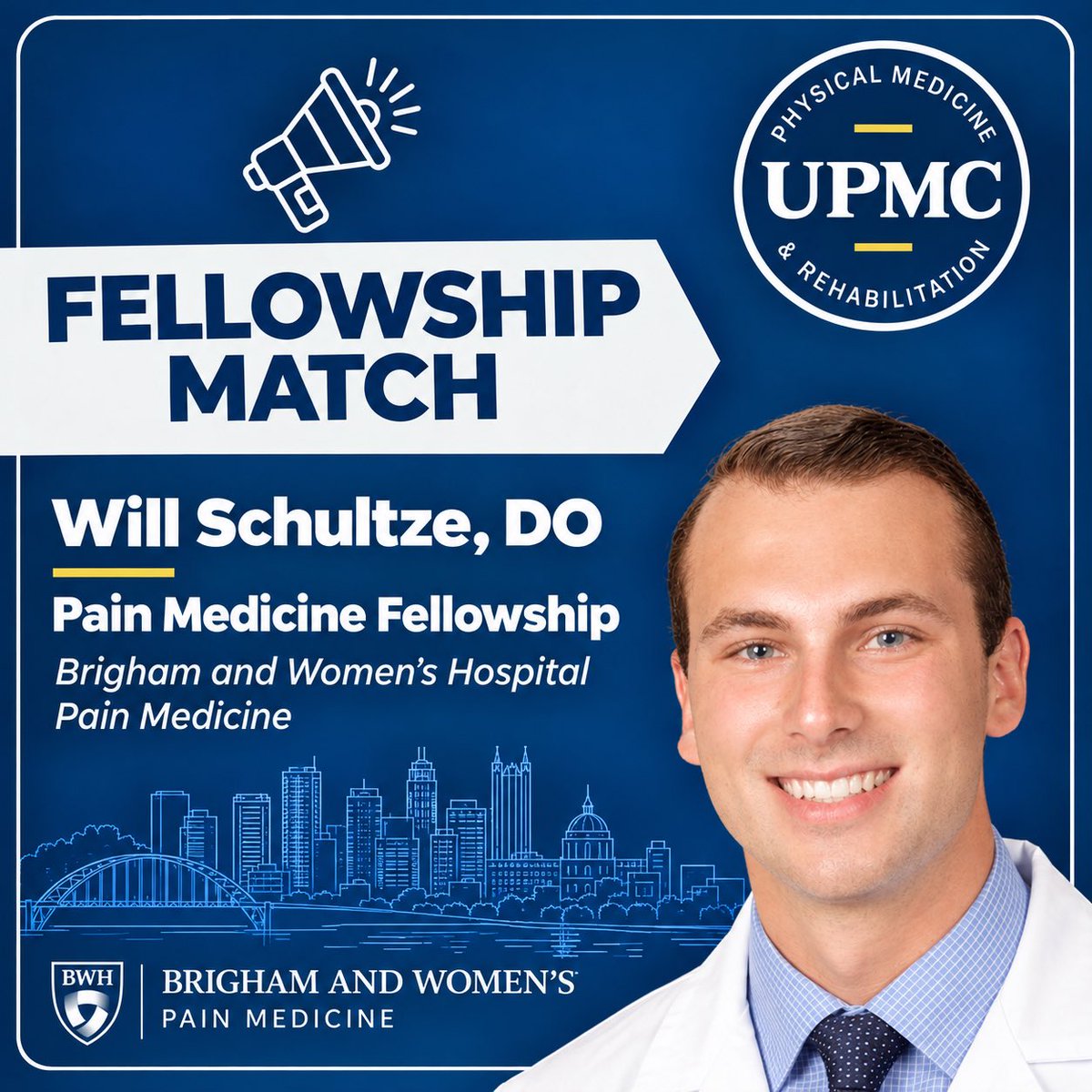 UPMC_PMR's tweet photo. From PM&R to Pain Medicine!๐๐ฉบ
Congratulations to our incredible residents on matching into Pain Medicine Fellowship!
We're so proud of you and can't wait to see the impact you'll make!
Congratulations, future pain physicians! ๐
#PMR #PainMedicine #FellowshipMatch #PainMatch https://t.co/Uo9ZDpES9U