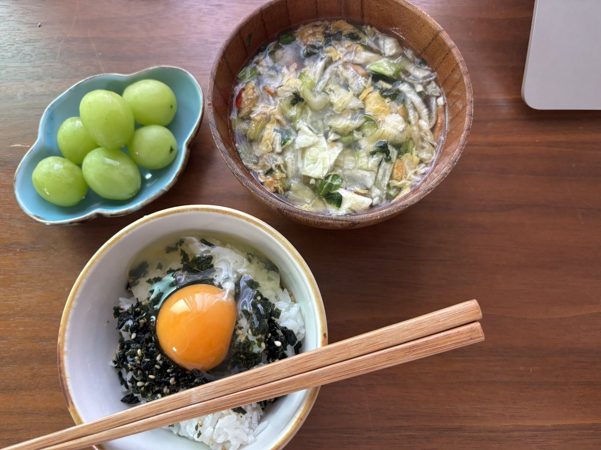 aki_gohaan's tweet photo. おはよ
光原社で選んだお茶碗をおろしました https://t.co/QJql5Vmofc