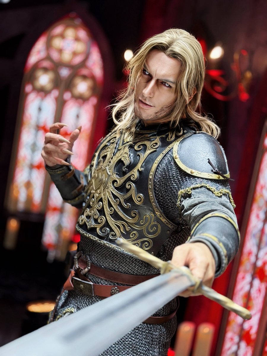 Leon_Chiro's tweet photo. “I am Life. I am Death. 
I am EVERYTHING in between!” 😈🩸
▪️Ambrus - The Blood of Dawnwalker 

It’s been such a profound honor serving as the official Ambrus for @DawnwalkerGame / @RebelWolvesDevs and @BandaiNamcoEU 🤍

What an incredible journey the pre-release era has been, touring across every continent around the world to bring this character to life. 🌍✨

#Dawnwalker #TheBloodOfDawnwalker #RebelWolves #BandaiNamco #Ambrus