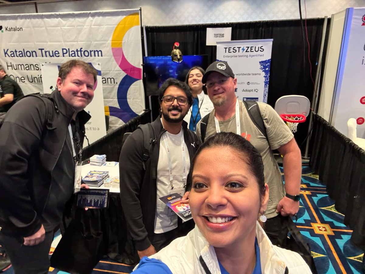 TestZeusAI's tweet photo. AI agents don’t follow the happy path. Neither should testing. ⚡️
We’re at #STARWEST2026, Booth #33, talking AI testing and what QA looks like next.
Come say hi! 👋
#TestZeus #AITesting #SoftwareTesting https://t.co/kjqZRWOQCu