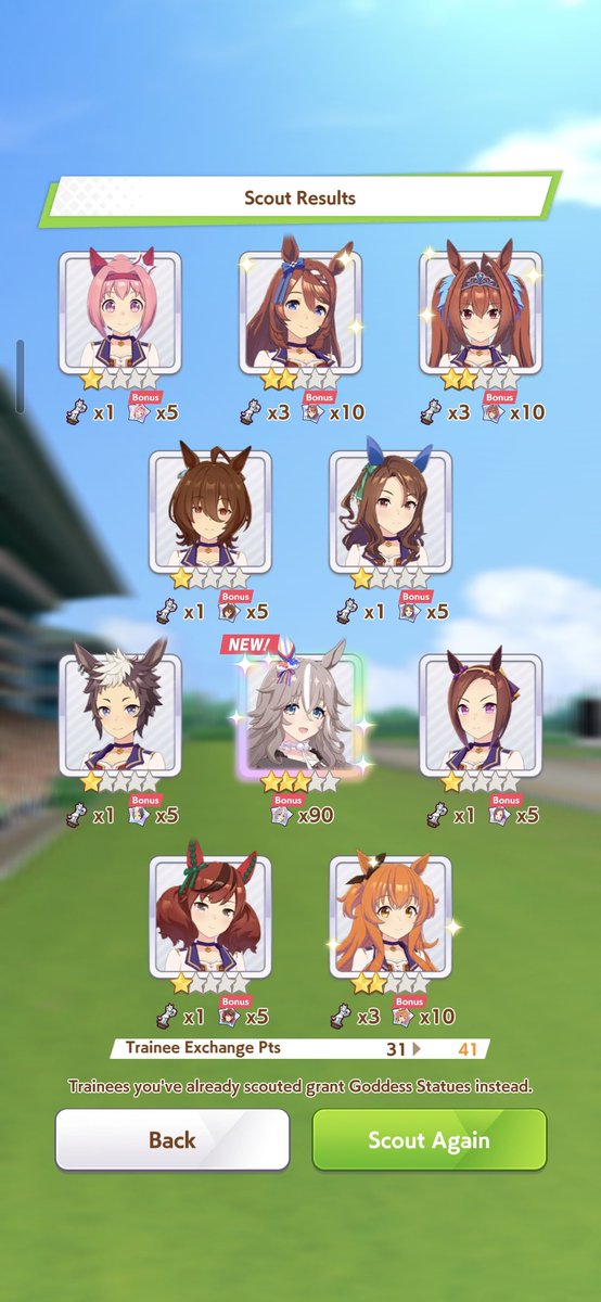 TheLastStand157's tweet photo. 40 Pull 4 tane 3 star uma. Kolaydı https://t.co/IK646KklYv