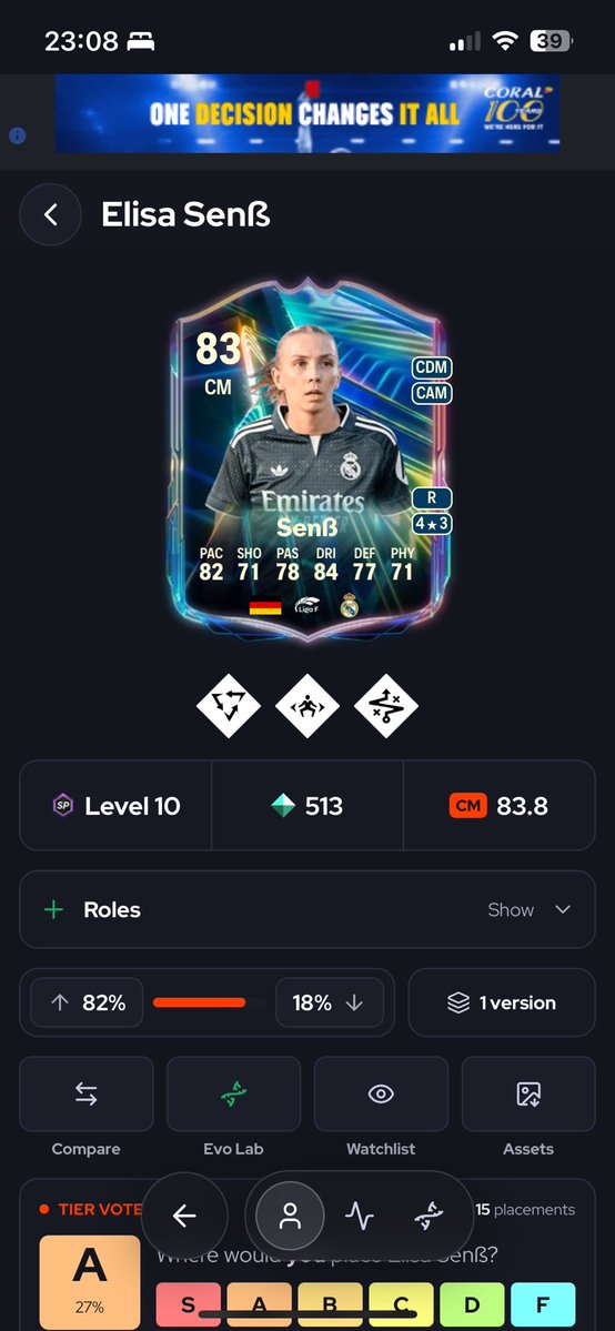 mitchel_spence9's tweet photo. @FUT_Accountant Genuinely she is a beast for me at dm insane left stick https://t.co/YejE6hhVpc