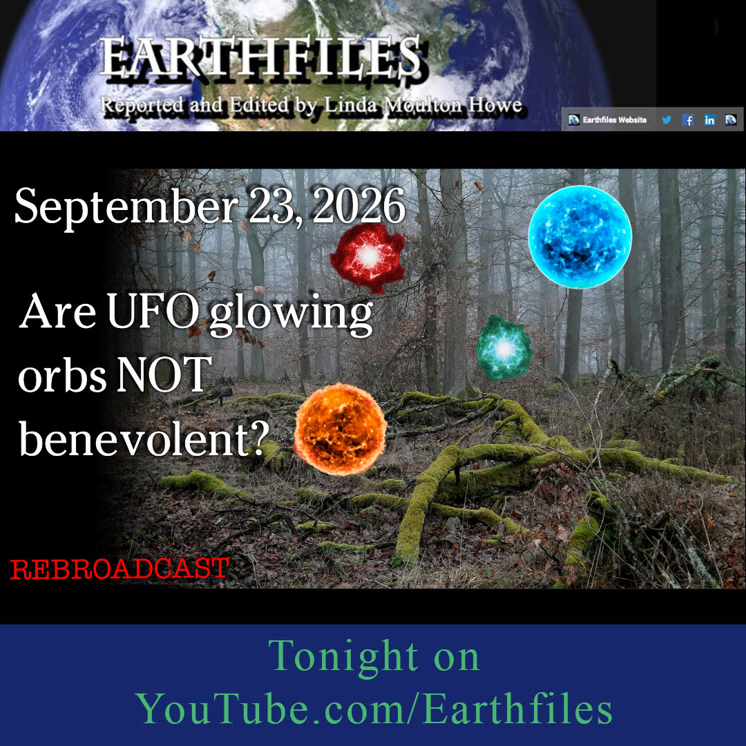 Earthfiles's tweet photo. Tune in tonight @ 6:30pm Pacific/9:30pm Eastern - "Are UFO glowing orbs NOT benevolent?", only on https://t.co/xa9i9Zv3Fb https://t.co/4Wxvgy1h1l