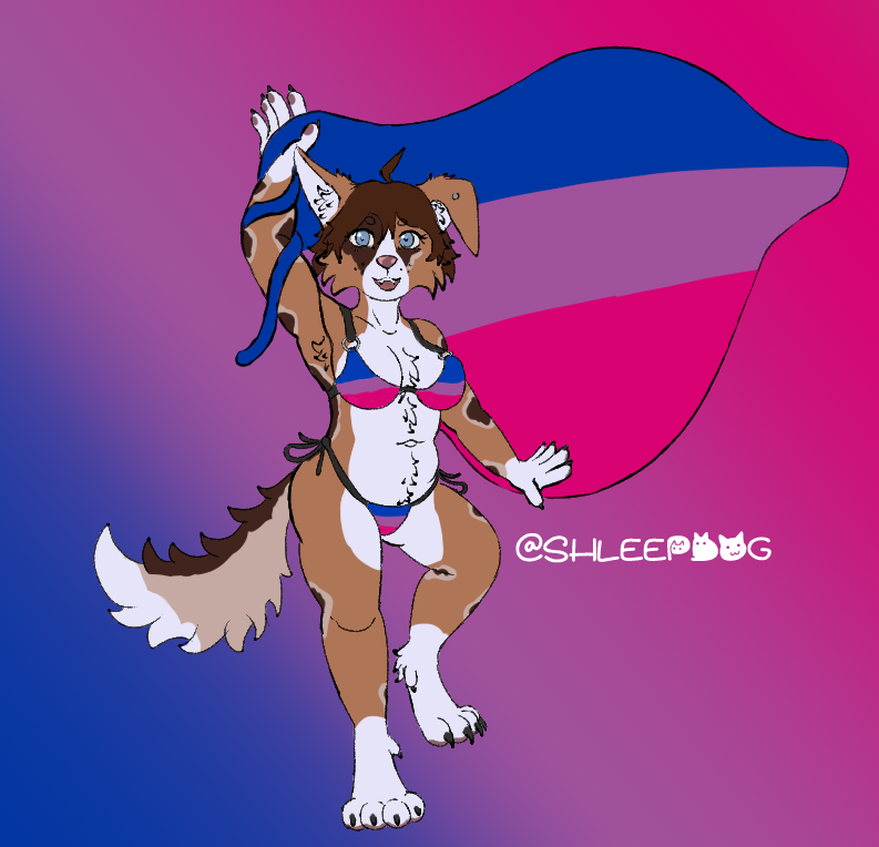 ShleepDog's tweet photo. Happy #BiVisibilityDay everyone! https://t.co/Mm7aMaLy3V