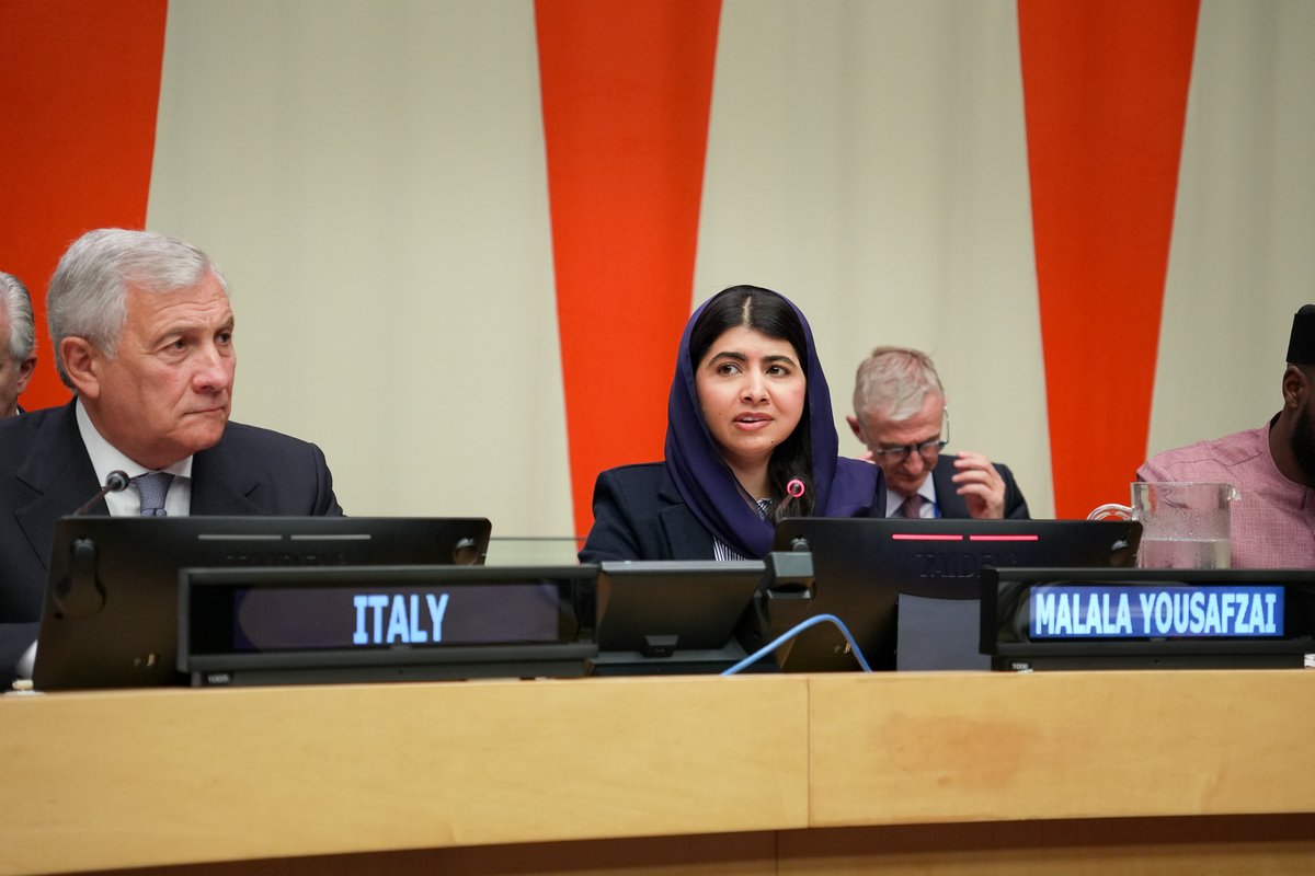 GPforEducation's tweet photo. Under Italy and Nigeria’s leadership, GPE partners stood up for the world’s best investment: education.

At the #MultiplyPossibility event at #UNGA81, global leaders mobilized $3.5B in funding for education, with GPE partner countries committing $471B in domestic financing. https://t.co/r4koaMq1m5