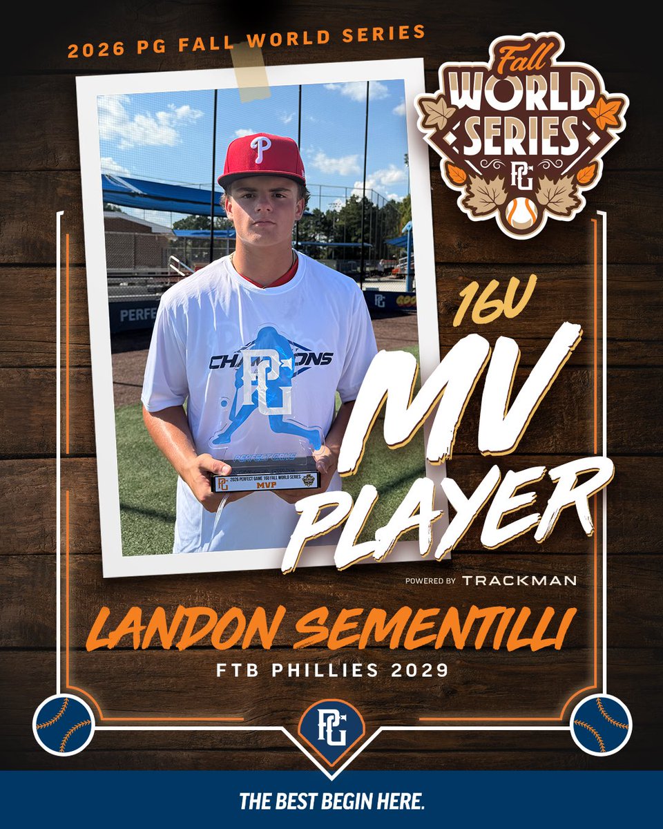 PG_Tourney's tweet photo. 16U Fall World Series MVPs &amp; MVPitchers 🏆

#PGWS https://t.co/YESBq21kDv