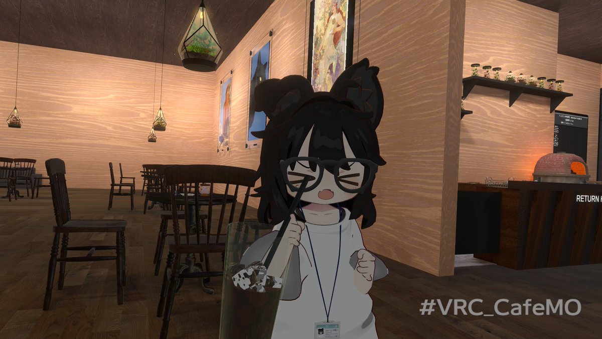8782Greencurry's tweet photo. おはよー　朝カフェイベント
#VRC_CafeMO
#VRChat #VRCイベント https://t.co/tRQmluYMku