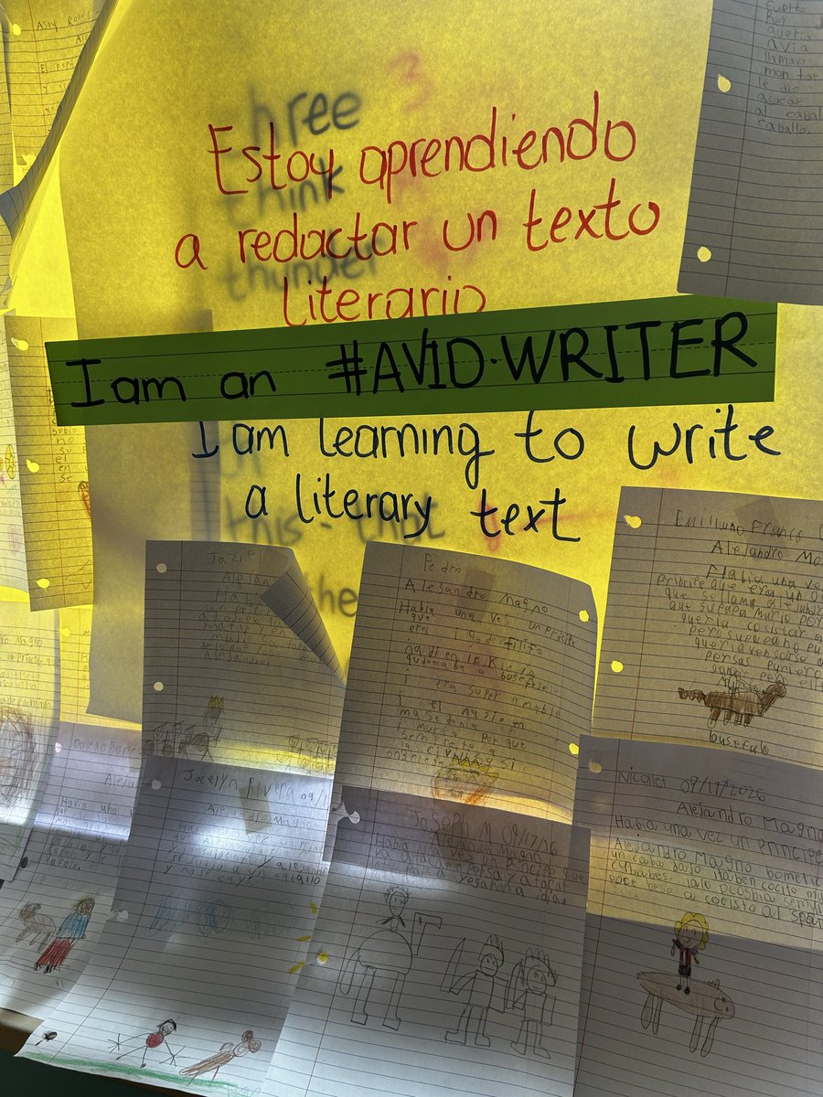 DallasISDAVID1's tweet photo. ❤️💙 AVID IN ACTION at J.W. Carpenter Elementary! 💙❤️

Organization is a SYSTEM! 📚✏️ Students are building strong habits through schoolwide AVID organizational systems—AVID folders, binders, agendas, goal setting, data tracking, and reflection.,
 #StudentOwnership
 #DallasISD https://t.co/Yvyr2ViGMS