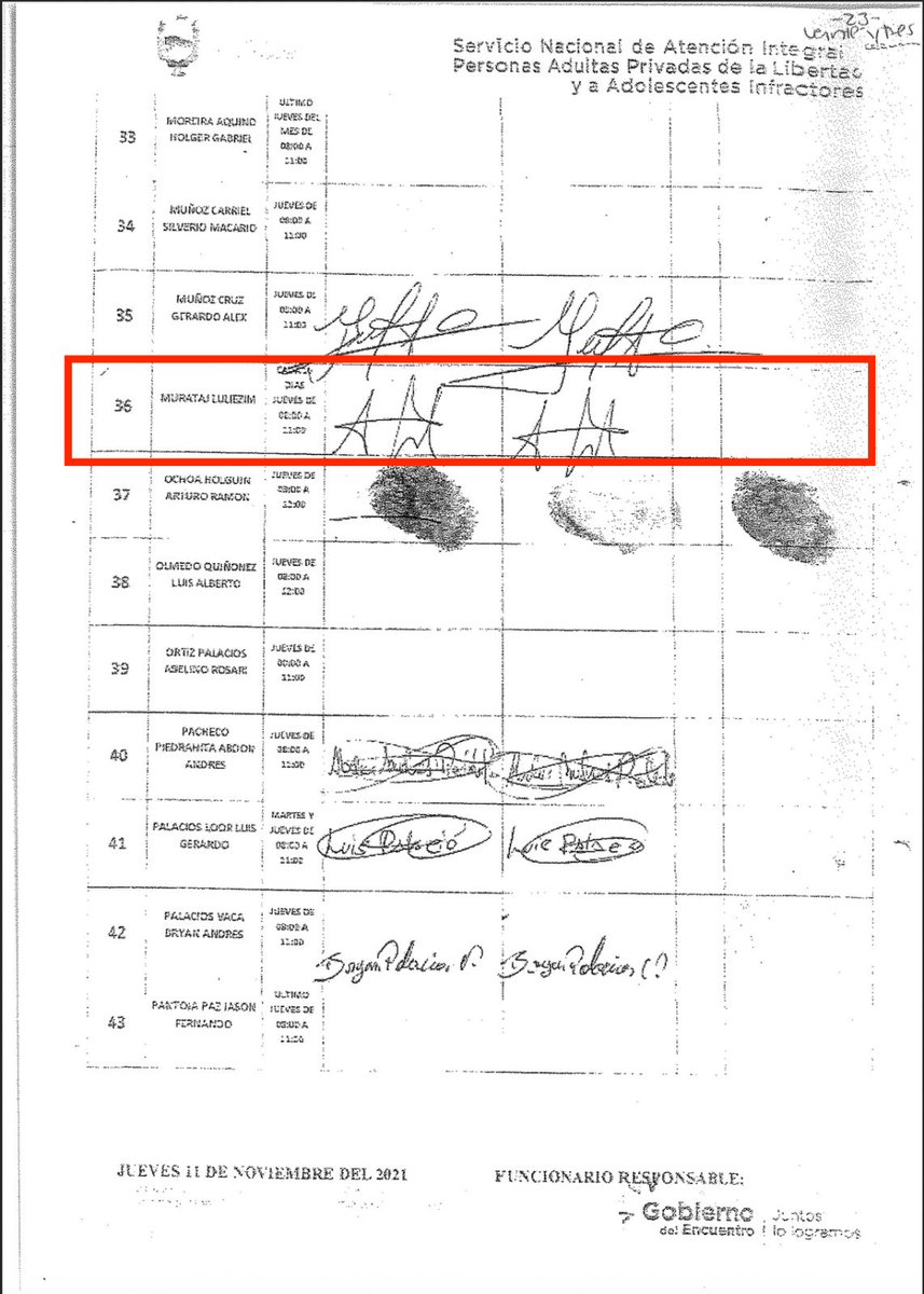 AndresDuranEc's tweet photo. El ministro Gorgory aseguró que médicos del MSP falsificaron la huella dactilar del narcotraficante albanés Dritan Rexhepi (Murataj Lulezim). Sin embargo, los libros del @SNAI_Ec confirman que no habían huellas dactilares. Aquí dos muestras. Hoy, 18hrs por @EcEnDirecto. https://t.co/guXfi4wNZE