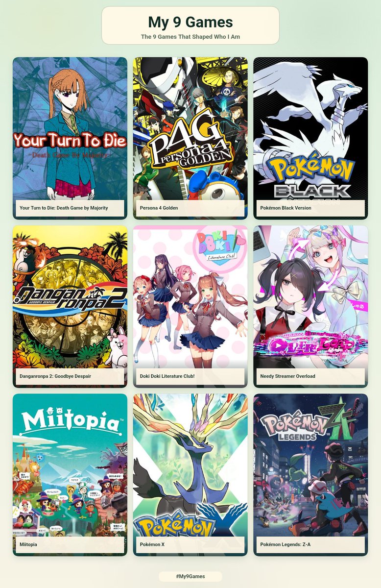 xMissutaCafe_'s tweet photo. Here's mine ✨️
(Also should out to Pokémon Moon and Ultra Moon but I didn't have the space for it plus I'm too Kalospilled rn but I love Alola too... ❤️‍🩹❤️‍🩹) https://t.co/dkuGtpAMMk