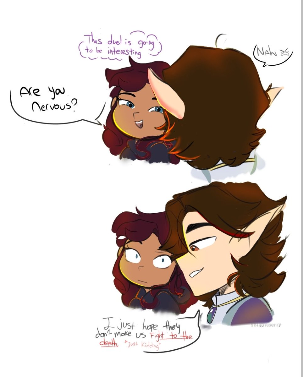 SBlightberry_'s tweet photo. En medio de mi brote psicótico dibuje cositas de mi Au miren:
#theowlhouse #tohfanart #toh #tohfankid #tohoc https://t.co/BugP15HCXS
