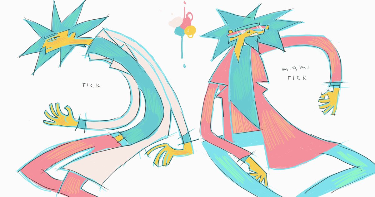 ch0fi_fi's tweet photo. colorsss #rickandmorty https://t.co/H9waYs38x7