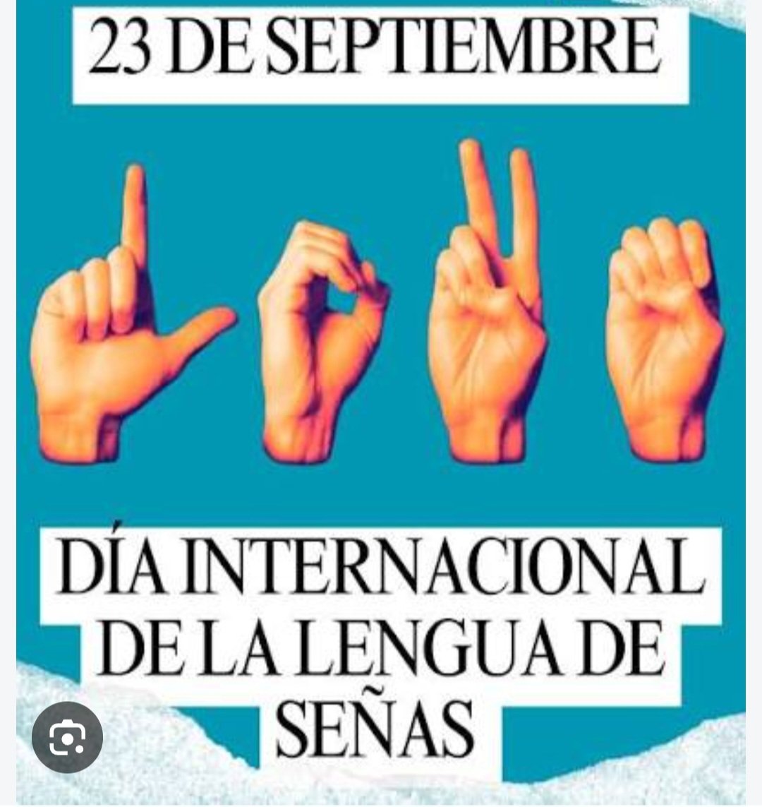 AneYanet's tweet photo. Este día se estableció la Federación Mundial de Sordos en 1951. Lengua de señas o lengua de signos es el sistema de comunicación que utilizan las personas con discapacidad auditiva o sordas para comunicarse con su entorno social.
#CubaPorLaVida https://t.co/dYf8l8K4cD