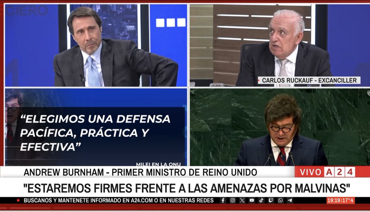 rating_politico's tweet photo. LA TARDE | 📺
#ElNoticiero @A24COM @edufeiok 2.3
#ElDiario @c5n 1.7
#TNCentral @todonoticias 1.7
#DuroDeCallar @CronicaTV 1.3
#SiempreMas @lanacionmas 0.9
#26PM @canal26noticias 0.3 https://t.co/FAF9nPJC20