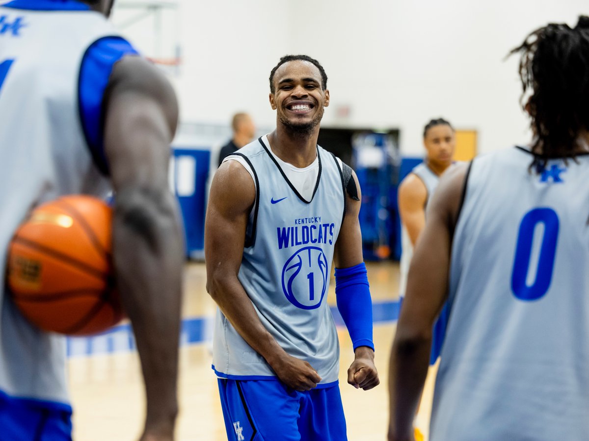 Kentucky men's basketball practice