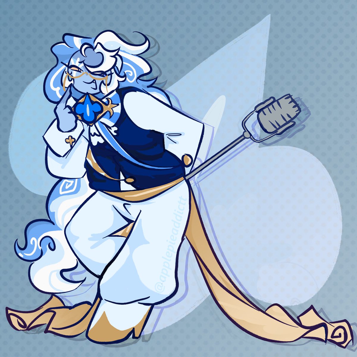 applepieaddictt's tweet photo. >>Sage!
Fanart of @iintermortem  redesign<3
.
.
.
.
#cookierunkingdom #crk #shadowmilkcookie https://t.co/8tNyj9fGg7