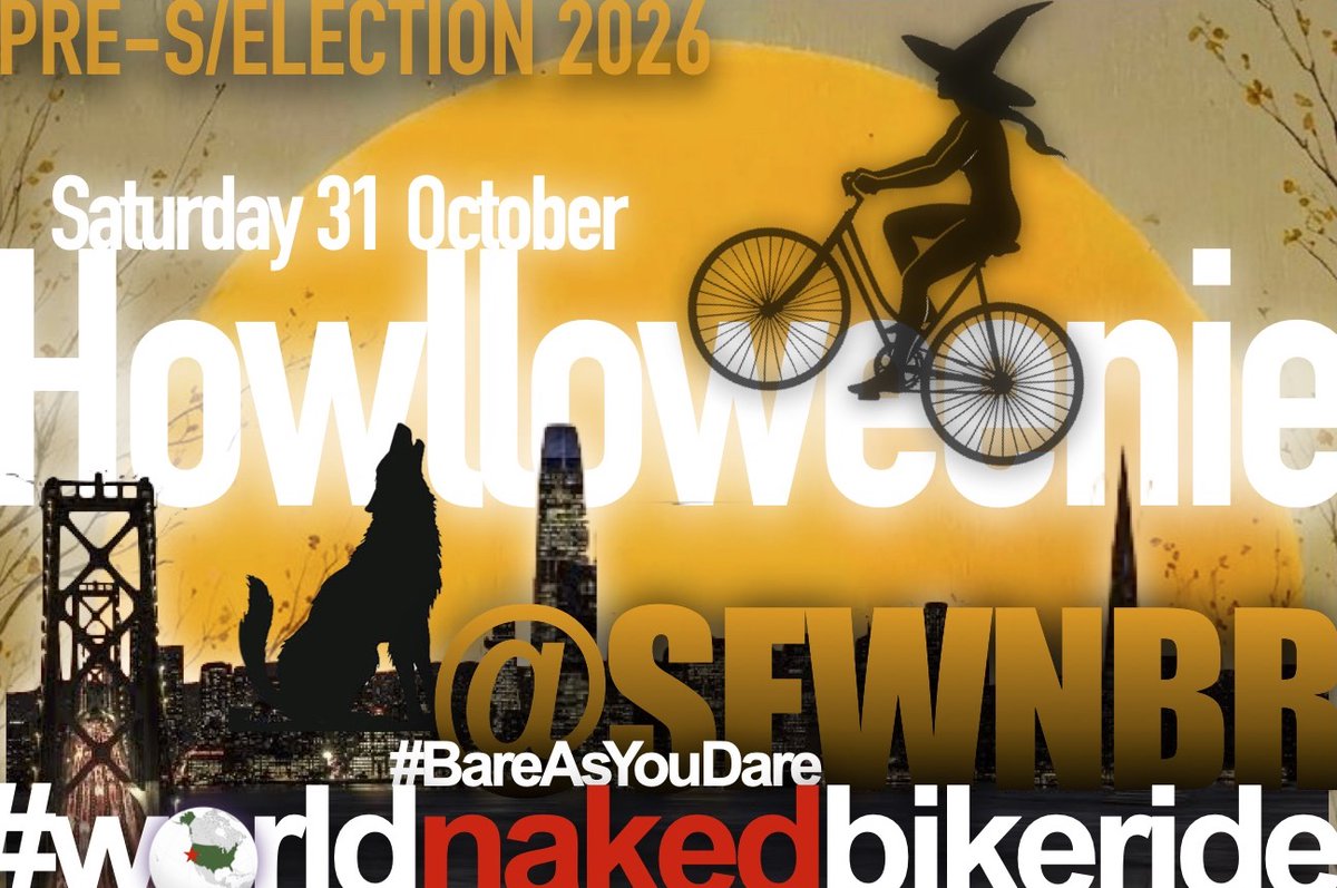 sfwnbr's tweet photo. Our 31 October HOWLloweenie / Pre-S\Election Ride&AfterParty ProTest is already a “TOP PICK” on @SFFunCheap; so, come out – in a festive costume, assessory or #BareAsYouDare just for the Fun of it all – &/or to #RESIST all the crazy “stuff” going on.
https://t.co/NIDY71mnv0 https://t.co/dBpf2NcgAG