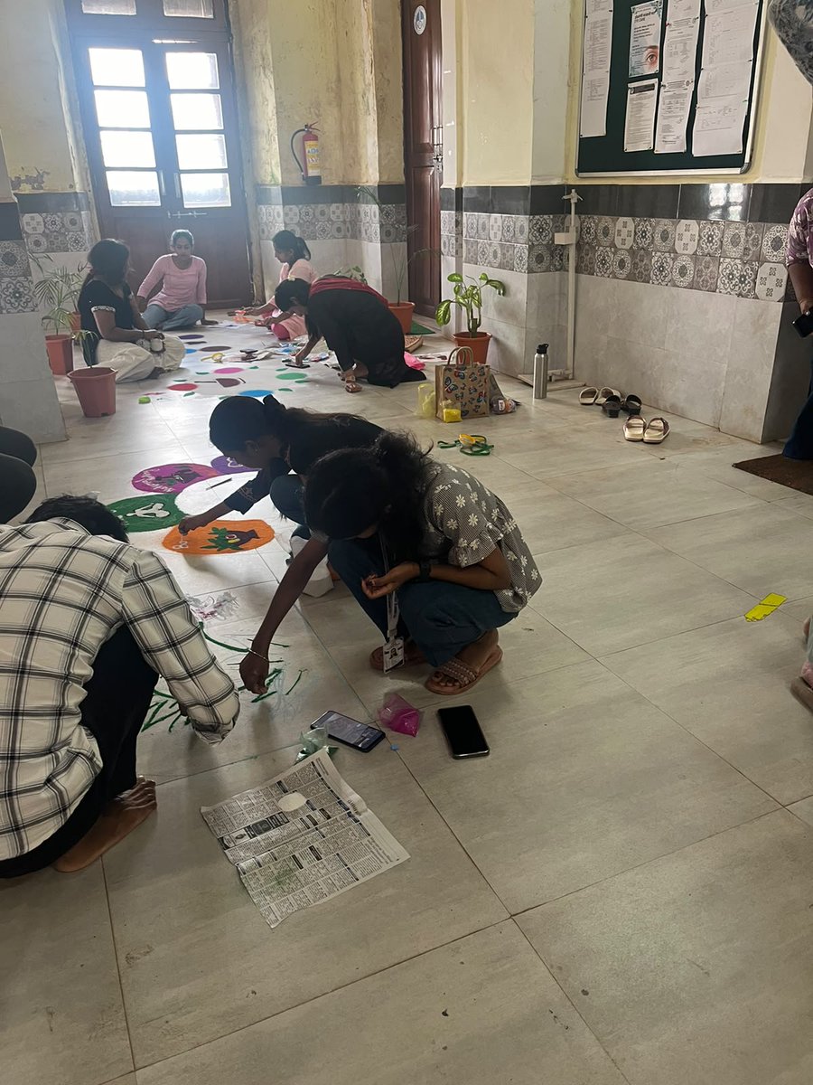 cruhgoa's tweet photo. CRU(H), Goa organised an awareness talk on Medicinal Plants &amp; their Uses on occasion of 11th Ayurveda Day 2026, on 22 Sept 2026. Dr. Vignesh Naik, SRF(H), highlighted their identification &amp; uses. Also CRU(H) staff also participated in the Rangoli Competition by RARIM &amp; MMR, Goa. https://t.co/Aq1C8563GY