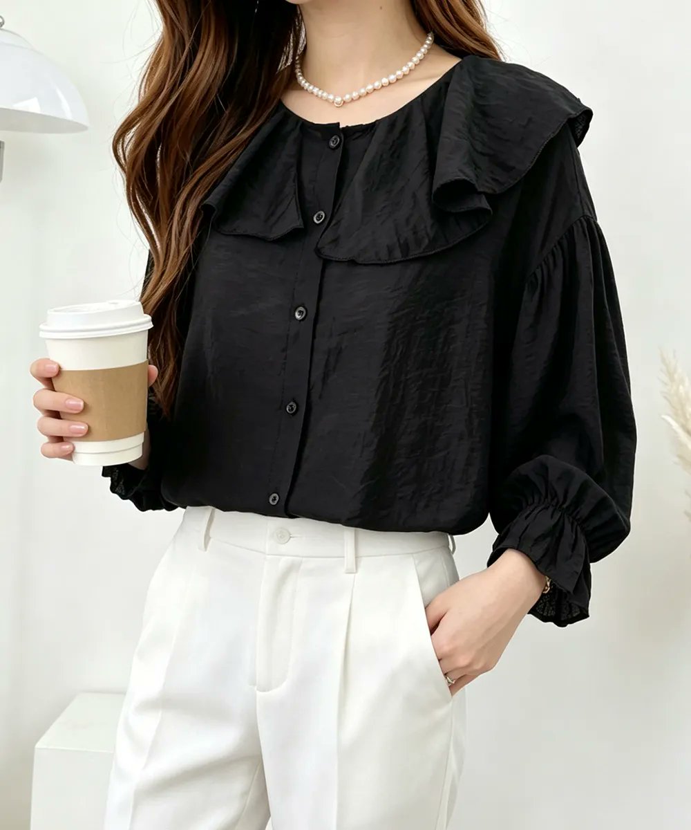 mimishop_jp's tweet photo. シアーラッフルブラウス 前後リバーシブル
税込 ¥4,510
https://t.co/Fu1clEPW1M
#mimishop #韓国ファッション #レディースファッション https://t.co/c72948Xm7K
